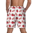 thumbnail image 4 of Goofa Strawberry Printed Men's Swim Trunks Board Shorts Quick Dry Mens Swimming Trunks with Compression Liner,Breathable Fit Hawaii Beach Shorts-X-Large, 4 of 9