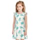 thumbnail image 1 of Fotbe Turtle Vestido de Dormir para Niñas de 3 a 10 Años, Mangas Cortas, Estilo Princesa, Pijama Camisón con Mangas Voladas-X-Large, 1 of 6