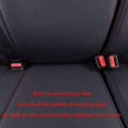 thumbnail image 5 of EKR Custom Fit Forester Car Seat Covers for Subaru Forester 2019 2020 2021 2022 2023 2024-Full Set Leather Auto Seat Covers(Black with Red Trim), 5 of 7