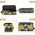 thumbnail image 5 of Hair Tool Organizer Bag with Heat Resistant Mat Removable Travel Storage Case for Hot Air Brushes Curling Irons Cats in Sunflowers Garden, 5 of 8