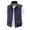 Dark Blue, variant on TrendOFT Mens Cargo Vests Multi Pocket Thin Fishing Hiking Photography Casual Outdoor Outerwear Cargo Vest Black L