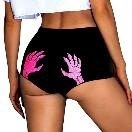 

Rovga Women Print Panties Black Seamless Briefs 1 Pcs Women Underwear