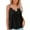 Black, variant on Lindreshi Tank Tops for Women Women's Fashion Casual Summer Sling Solid Color Sleeveless Lace V-Neck Top