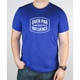 thumbnail image 4 of Over Par and Under the Influence Shirt for Men Funny Golfing Tee Gift for Men Vintage Royal Shirt Adult Large, 4 of 5
