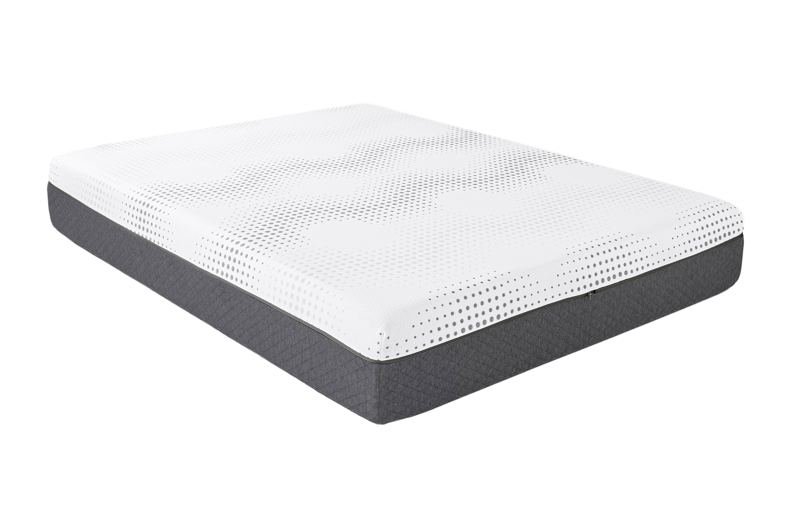 12 in. King Size Pocket Coil Hybrid Mattress, Firm Comfort Cool Gel Memory Foam Mattress in a Box, Breathable Fabric