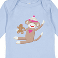 thumbnail image 4 of Inktastic Sock Monkey Gingerbread Boys or Girls Long Sleeve Baby Bodysuit, 4 of 5