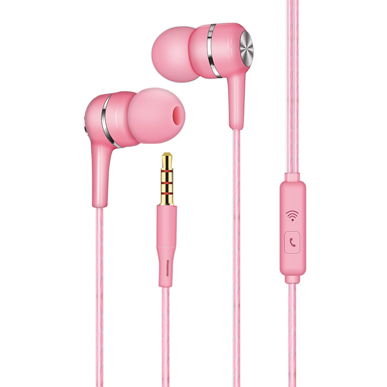 Headphones Microphone Wired Stereo Earbuds Compitable with Earphones for Android Phone Holder