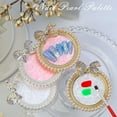 thumbnail image 2 of UDIYO Nail Art Palette Faux Pearl Design Sparkling with Bow-knot Vivid Color Stunning Visual Effect Decorative Resin Round False Nail Tips Mixing Color Drawing Palette for Nail Sal, 2 of 7