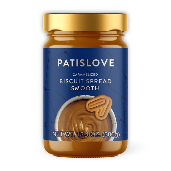 Patislove Cookie Butter Spread Smooth 13.4 oz