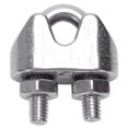 thumbnail image 5 of 2mm 1/16 Inch Stainless Steel Wire Rope Cable Clamp Fastener 12pcs, 5 of 5