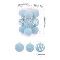 thumbnail image 3 of Qwtwty 12 Pcs Christmas Tree Decorations Ornament Set, Shatterproof Christmas Decorations Hanging Baubles Set for Indoor Outdoor Holiday Wedding Party Decor, 3 of 7