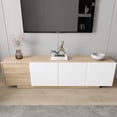thumbnail image 6 of Nexera Riva Tv Stand for Tvs up to 80", Natural Maple, 6 of 9