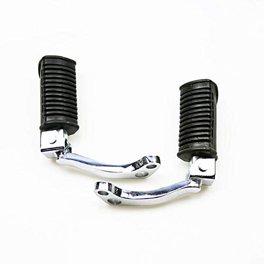 Black Front Footrests Foot Pegs Foot Pedals For Off Road Suzuki GN125 GN-125