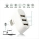thumbnail image 4 of Concentrador USB 2.0 de 3 Puertos, Divisor de Puerto USB, Expansor USB 2.0, Giratorio de 90° A 180° para PC, Tableta, Computadora Portátil, Impresora, Cámara, 4 of 5