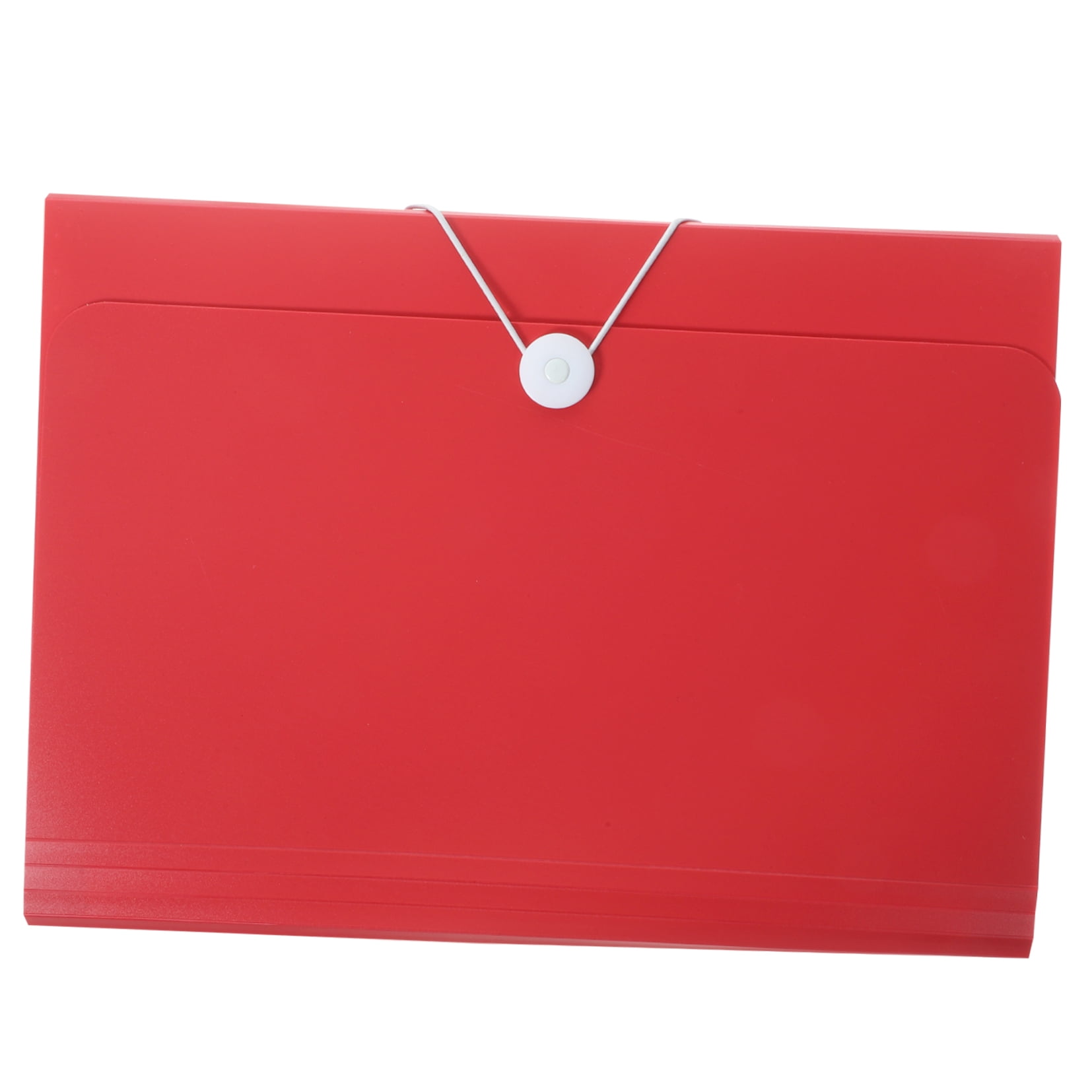 MLINS Portable Accordion File Folder Organizer with Binder Clips, Office Document Storage Bag for Home and Work