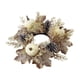 thumbnail image 2 of Mini corona de otoño con forma de vela, guirnalda de velas, hojas artificiales de mesa, corona de calabaza para Halloween y otoño. Blanco, 2 of 9