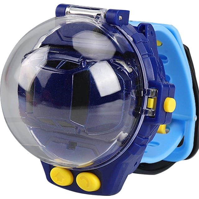 Remote Control Car Watch Toys 2.4 GHz RC Small Car Analog Watch USB Chargeable 2.4Ghz Wrist Racing Car Watch STEM Educational Cartoon RC Small Car for Kids Gift