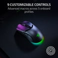 thumbnail image 3 of Razer Cobra HyperSpeed Lightweight Wireless Gaming Mouse, Bluetooth, 2.4GHz, 62g, Black, 3 of 15