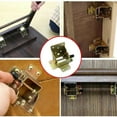 thumbnail image 4 of Bisagras plegables, accesorios duraderos de hierro dorado, aptas para puertas, sillas, patas de mesa. Autobloqueo, 4 of 8