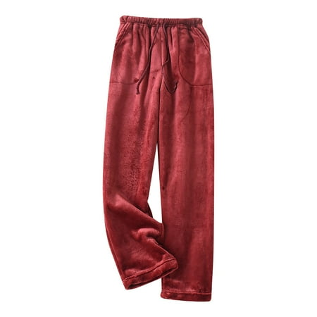 

Women s Pajama Pants Autumn And Winter Flannel Wide Mouth Trouser Loose Large Size Thick Coral Home Pajamas Travel Pants for Women Business Casual for Women Pants