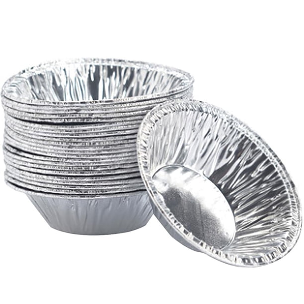 Tarta De Huevo Lámina De Estaño Resistencia Al Calor Tarta De Huevo Desmoldeo Lámina De Estaño Tarta De Huevo Sanitaria Lámina De Estaño Con Calefacción Uniforme Resistente Para Restaurante Vogacara HA019856-00