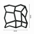 thumbnail image 4 of Concrete paver mold for garden 36*36 cm matrix for concrete, 4 of 5