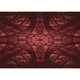 thumbnail image 1 of Ahgly Company Machine Washable Indoor Rectangle Transitional Fire Brick Red Area Rugs, 5' x 7', 1 of 7