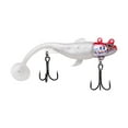 thumbnail image 1 of AURORA TRADE 13.5g/8cm Fishing Lure T-tail Sharp Treble Hook 3D Fisheyes Simulated Long Casting Paddle Tail Artificial Bait Fishing Supplies, 1 of 8