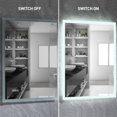 thumbnail image 6 of Walsport 35"x27" Anti-Fog Mirror Bathroom LED Smart Touch Makeup Vanity Mirror Dimmable, 6 of 7