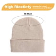 thumbnail image 2 of Gorro de punto para mujer Gorro de invierno acrílico para mujer Gorro de punto unisex con puños suaves y cálidos, 2 of 7