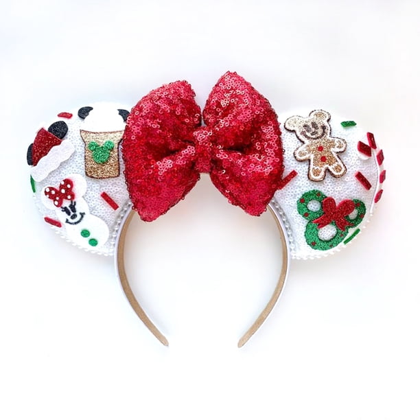 POPETPOP Set De Accesorios De Orejas De Ratón Para Adulto – Diadema, Gafas, Bastón Y Guantes, Ideal Para Halloween Y Cosplay