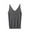 Dark Gray, variant on Lovskoo Knit Camisole Tops for Women Spaghetti Strap Ladies Summer Spaghetti Strap Solid Color Sleeveless V Neck Tank Top Red Free Size
