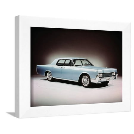 4 Door Sedan Carpet - 1966 Lincoln Continental Four Door Sedan. Framed Print Wall Art