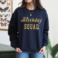 thumbnail image 4 of EcoLoom Birthday Squad Midweight Crewneck Sweatshirt Navy-3XL, 4 of 4