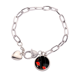 thumbnail image 1 of Pulsera de Cadena de Corazón Unbranded Flores Rojas Tamaño 7,5 pulgadas, 1 of 3