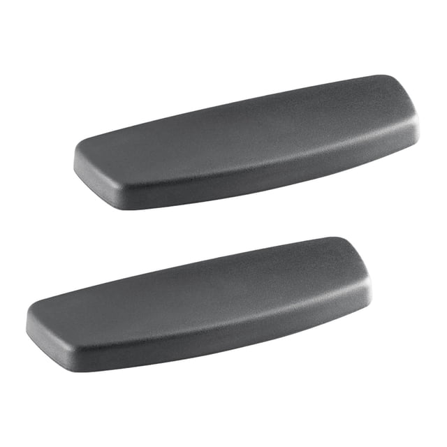Almohadillas de Repuesto para Reposabrazos de Silla de Juego, Piezas de Silla de Ordenador de Malla Negra, Accesorio Duradero, Almohadillas Izquierda Estilo A