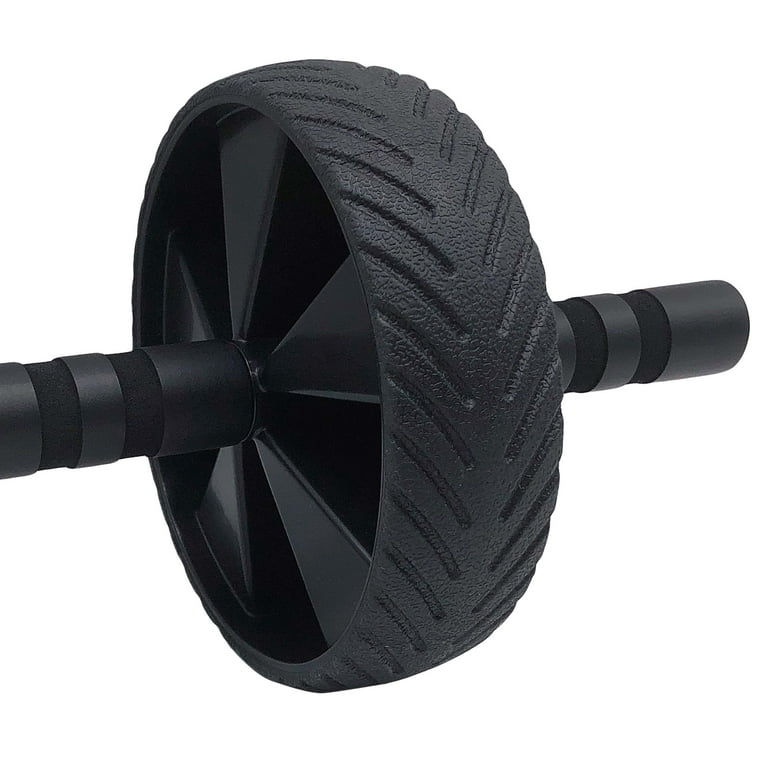 Skelcore Ab Wheel Roller W Non Slip Foam Handles Portable Fitness Equipment