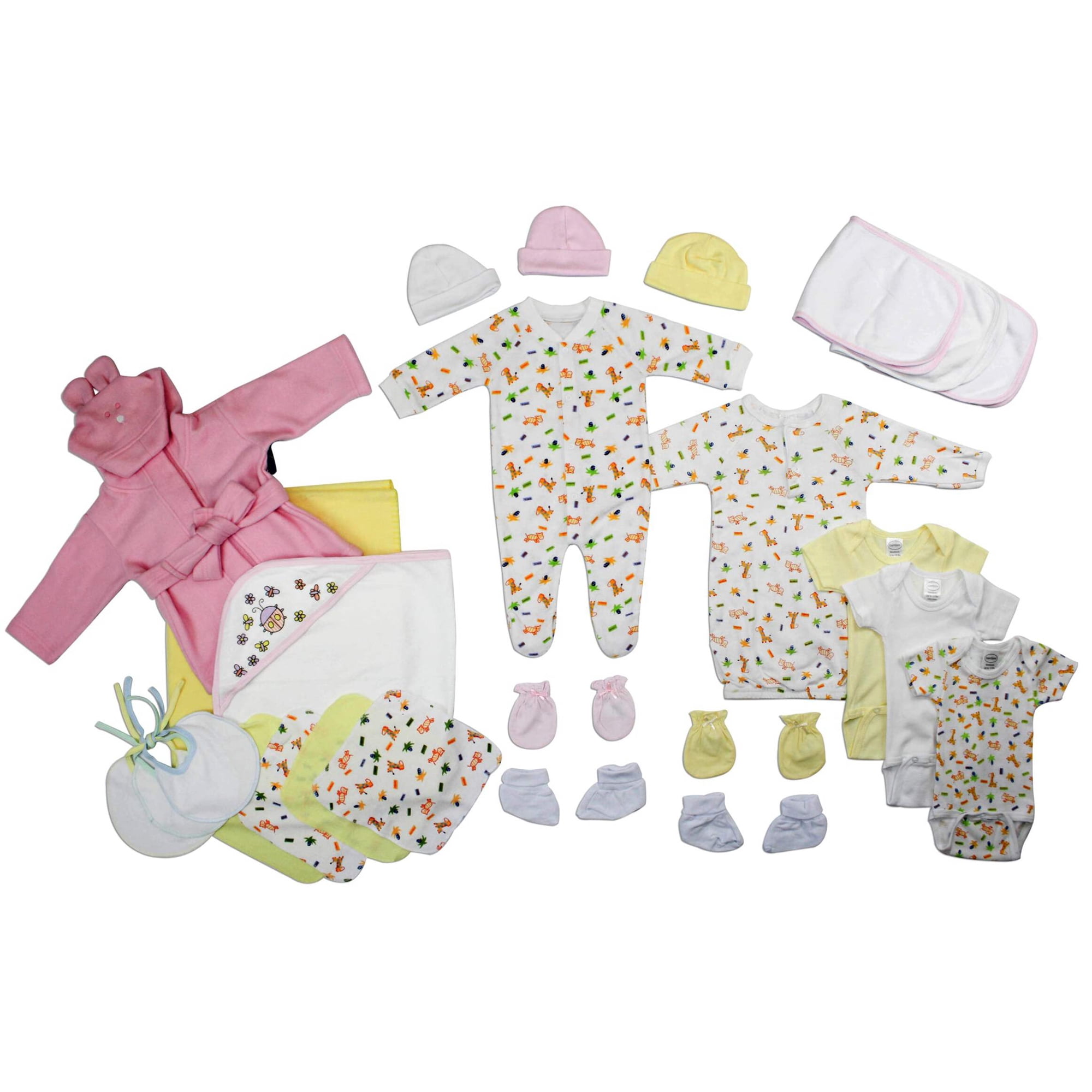 Bambini Newborn Baby Shower Layette Gift Set, 25pc (Baby Girls)