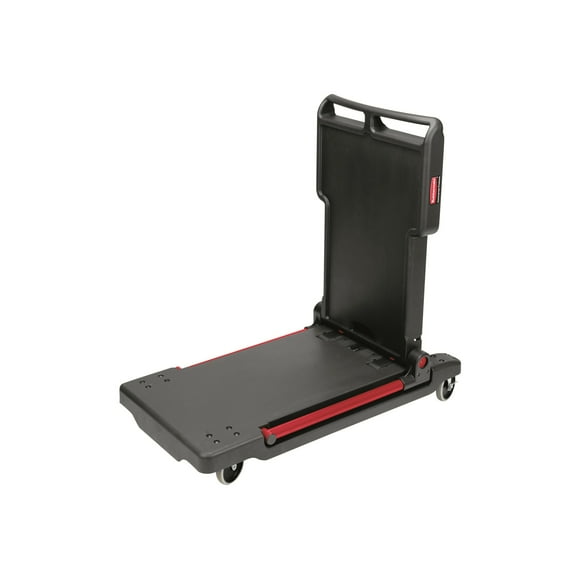 Rubbermaid Convertible Utility Cart - Trolley - 2 shelves - black