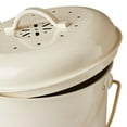thumbnail image 4 of FRAÎCHE Spring Cream Kitchen Compost Bin, 3 litre, 4 of 5