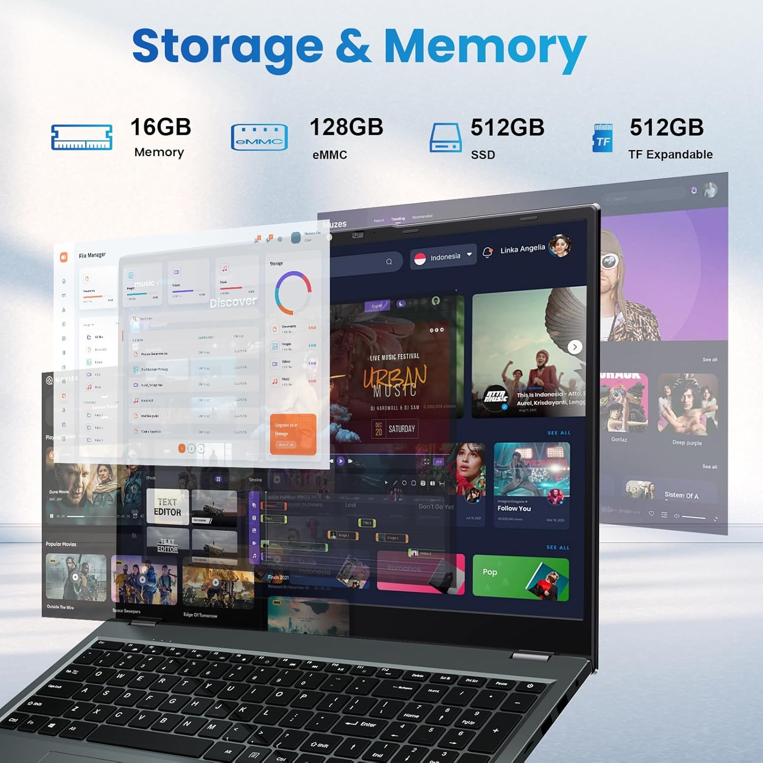 Jumper 17.6in Laptop Business Laptop