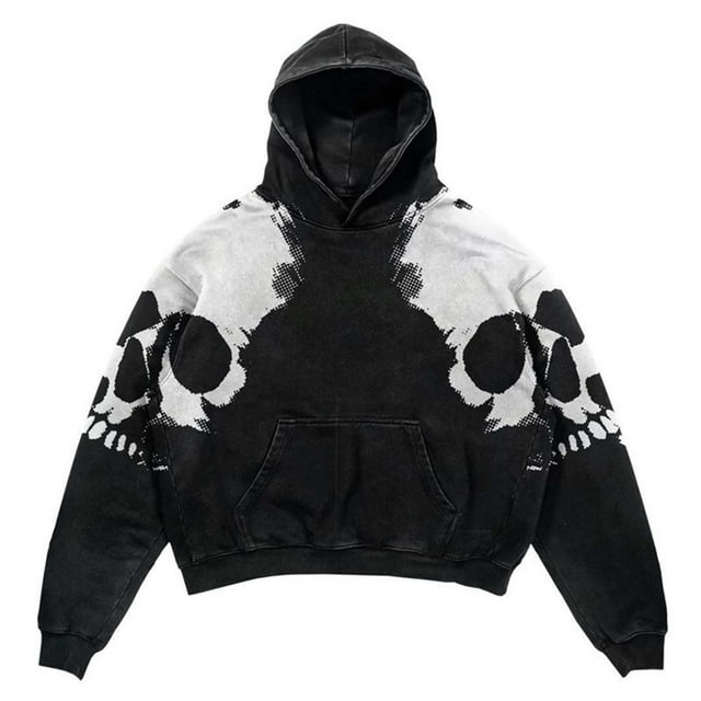 Chandail à Capuchon Décontracté à Manches Longues avec Capuche Imprimée pour Femmes pour la Mode Urbaine - Chandail en Molleton pour Femmes pour Usage Quotidien
