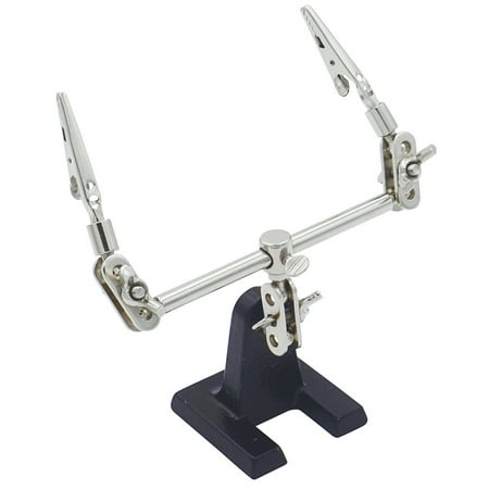 

Helping Hand Soldering Aid with Adjustable Arms and Weighted Base - Holds PCBs Hobby Models Projects in an Exact Position