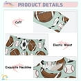 thumbnail image 4 of joogoo Rugby Football Baseball 2 Piece Long Sleeve Tee and Pants Cotton Pajama Set 8Y, 4 of 7