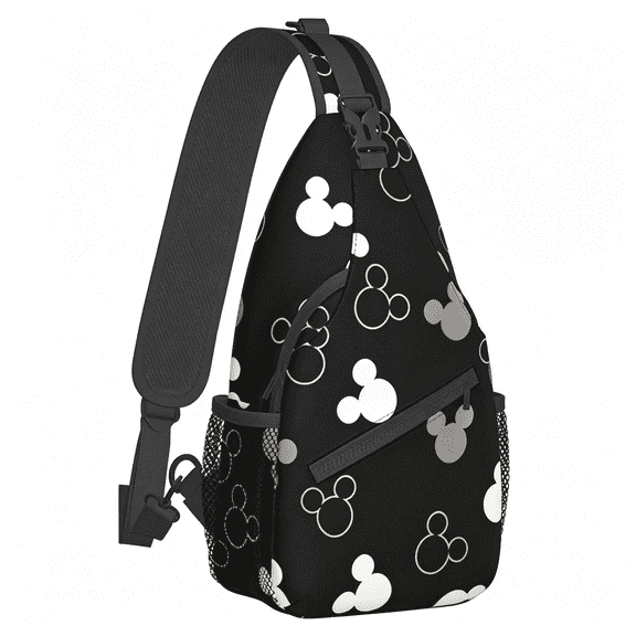 AOMRCOL Adult Sling Bag Unisex Chest Bags Crossbody Bags Backpack | Sling Bags Casual Daypacks Shoulder Bag for Women Men Cycling Hiking Travel Theme Park Bag