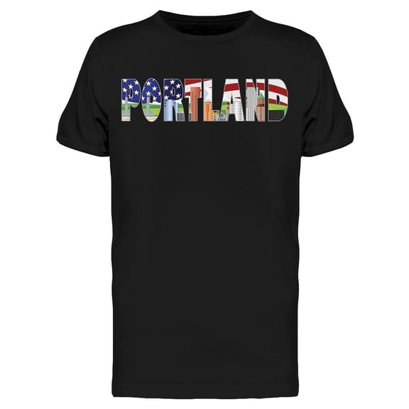 Portland City Oregon Tee Men's -Image by Shutterstock