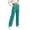 *Sky Blue, variant on ClodeEU Women's High Waist Straight Leg Pants, Solid Color Casual Pant for Daily Streetwear ,Women's Plus XXXXL