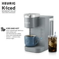 Keurig K Iced Essentials Gray Iced And Hot Single Serve K Cup Pod Coffee Maker