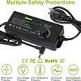 thumbnail image 5 of Adjustable Power Supply Adapter, 3V-36V 4A 144W Universal Power, Variable Switching AC/DC Adapter, 100V-240V AC to DC Converter with 14 Tips & LED Voltage Display for 3V to 36V Household Electronics, 5 of 7