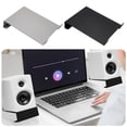 thumbnail image 3 of Hioecau Desktop Speaker Stand Metal Support Base 15 Degree Tilt Shockproof Heavy Duty Small Speaker Rack Audio Equipment Stand Stable Sound Experience Accessories, 3 of 8